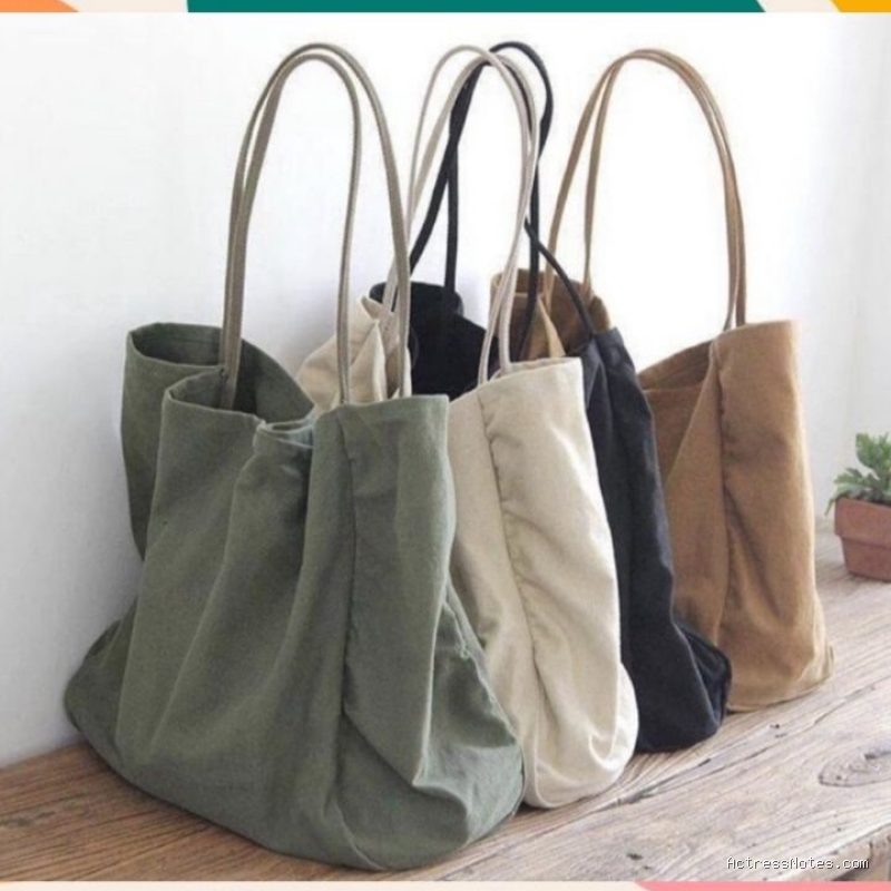 Dupe Tas Jinjing Kanvas Santai Kim Da Mi di Our Beloved Summer
