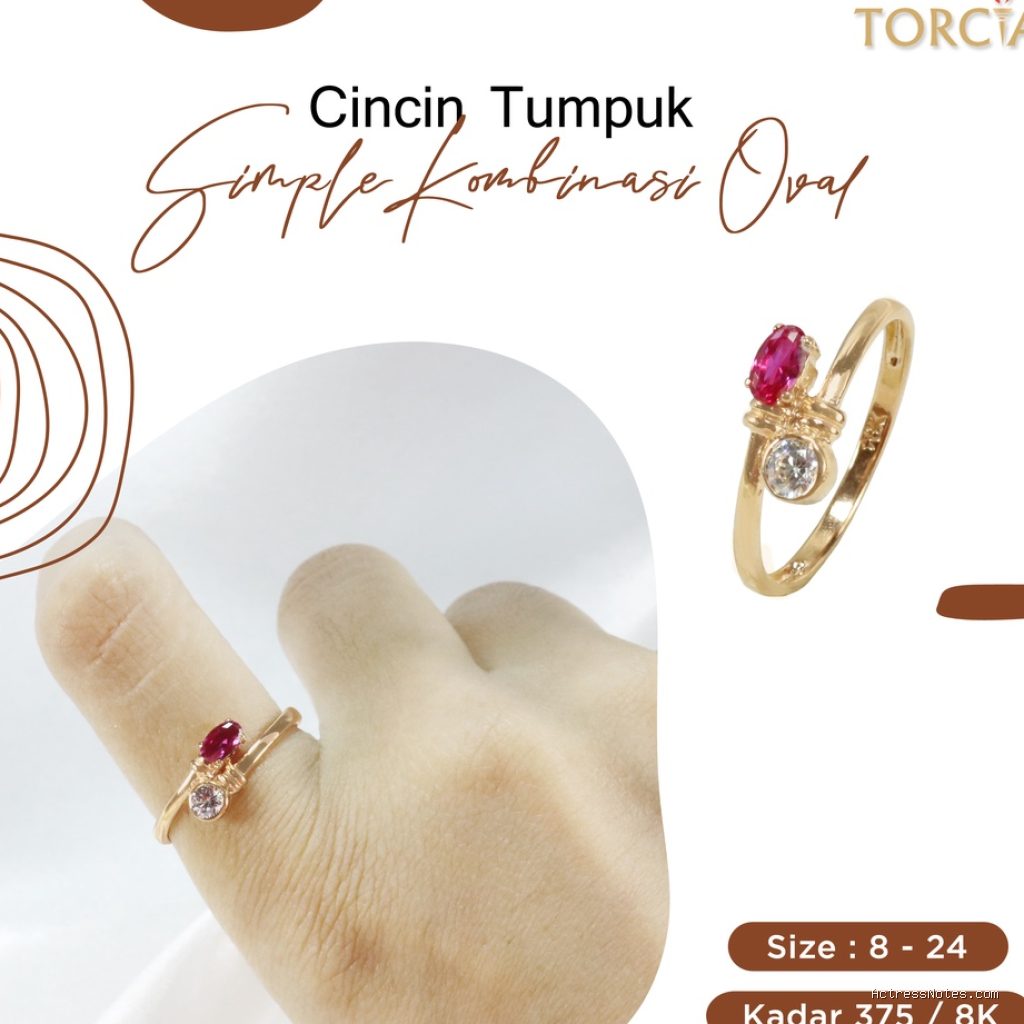 Brand Cincin Emas Tumpuk Minimalis yang Sering Dipakai Karakter Utama