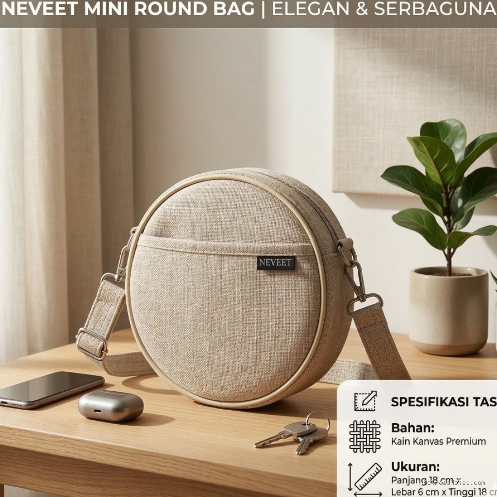 Photo by shopee.co.id - Brand Tas Selempang Mini Bulat Unik yang Jadi Sorotan di Layar K-Drama