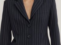 Photo by witchery.com.au - Dupe Blazer Motif Garis Pinstripe Gaya Eksekutif Muda Wanita K-Drama