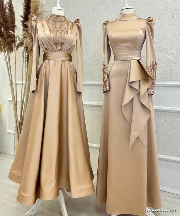 Photo by pinterest.com - Dupe Gaun Pesta Malam Satin Mengkilap Terinspirasi Adegan Karpet Merah