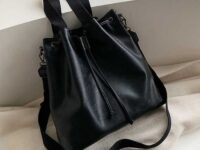 Photo by shopee.co.id - Dupe Tas Ember Bucket Bag Kulit Terstruktur yang Praktis dan Modis