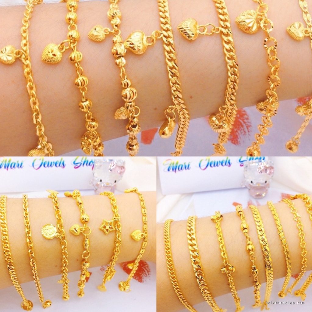 Pilihan Gelang Rantai Halus Simpel Pemanis Pergelangan Tangan Aktris