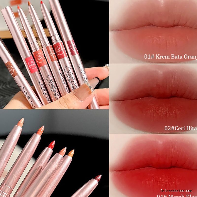 Pilihan Pensil Bibir Pembentuk Garis Bibir Penuh Bervolume ala Drama Romantis