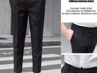 Photo by shopee.co.id - Rekomendasi Celana Bahan Potongan Lurus Rapi untuk Kerja Kantoran Harian