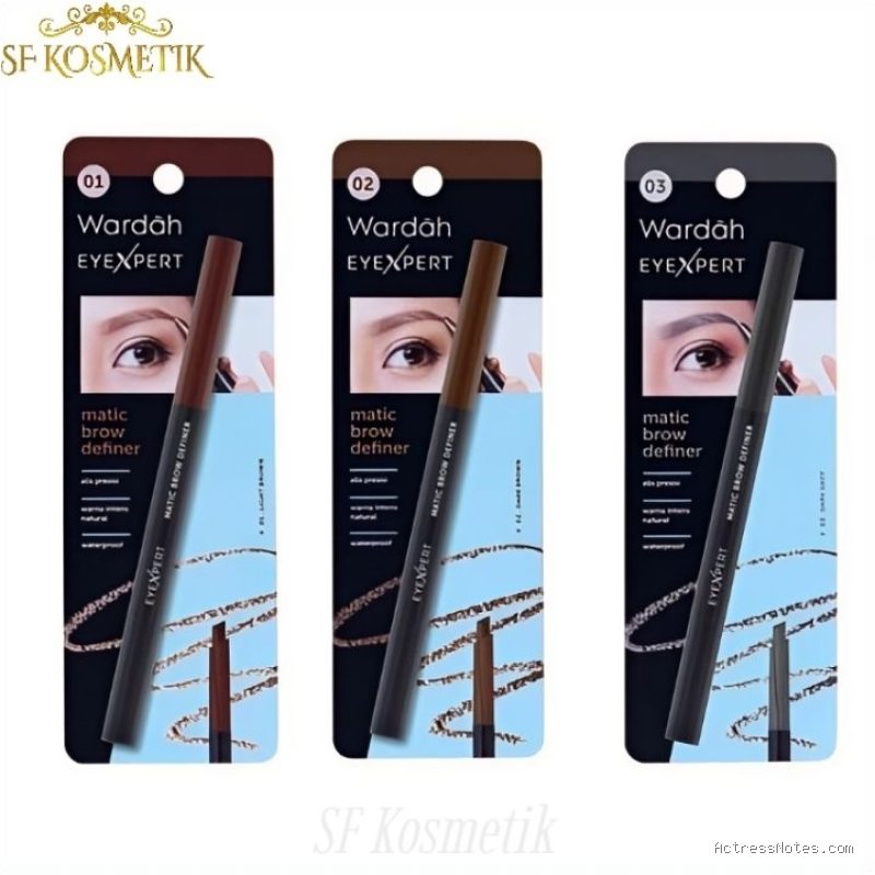 Rekomendasi Eyebrow Matic Ujung Tipis untuk Gambar Alis Serat Alami Aktris