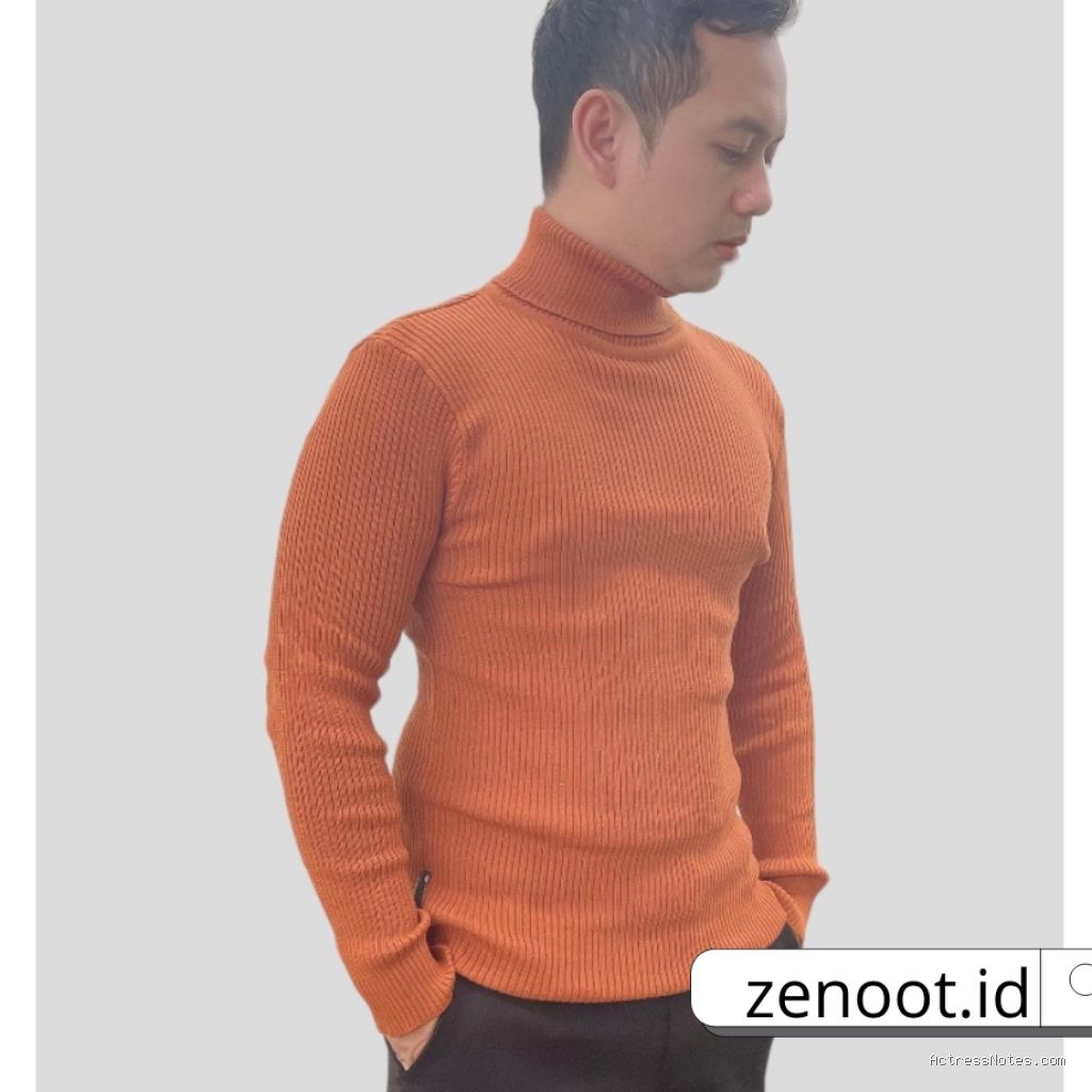 Rekomendasi Sweater Rajut Kerah Tinggi Hangat Terinspirasi Karakter Penulis